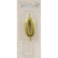 Svece numurs 0 tortei